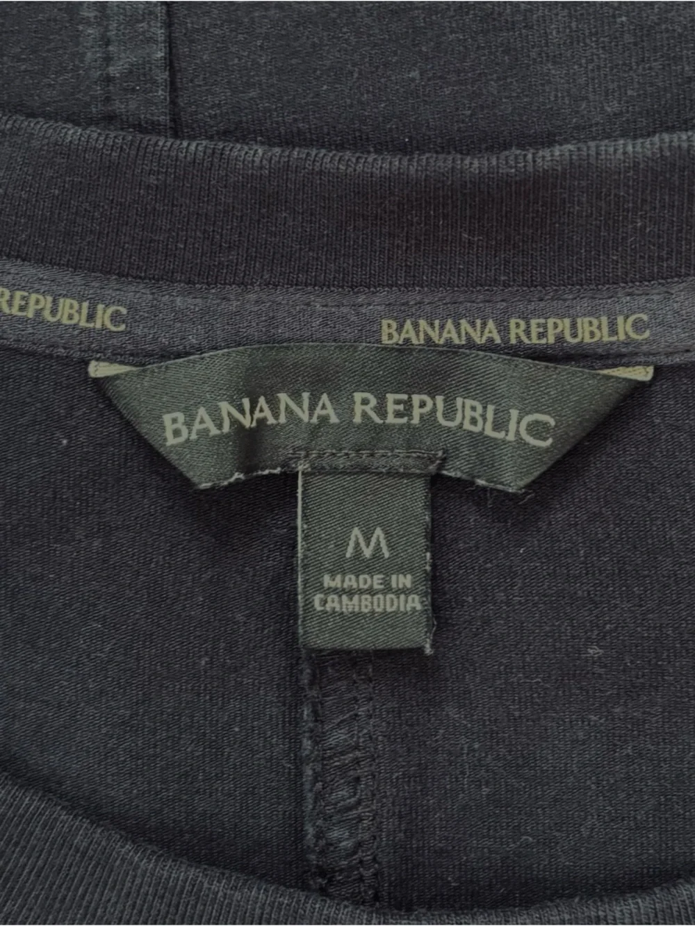 Banana Republic slouchy office black short sleeve pullover T-shirt dress Women M - Picture 13 of 16